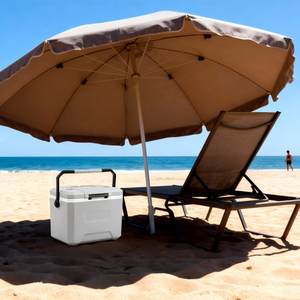 Glacière pliable <span class=keywords><strong>automatique</strong></span> en plastique 22L, isotherme, étanche, robuste, pour garder les aliments et les canettes frais au week-end - Product Image 4