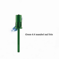 Embouts de mandrin à ongles roses professionnels 3/32 ''avec logo personnalisé en acier plastique manucure bande de ponçage salon de pédicure utiliser type de prise américaine