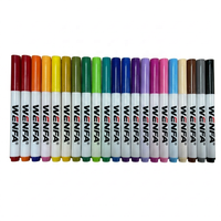 Stylo de couleur à base d'eau avec écriture unilatérale, fournitures scolaires/artistiques/promotionnelles/cadeaux WC001