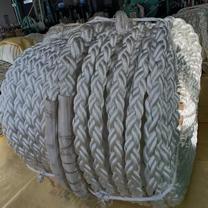 Corde statique en nylon tressée de qualité supérieure 12 brins 60 mm pour la construction d'installations d'alimentation électrique des navires, la navigation de plaisance et les sports de plein air - Product Image 5