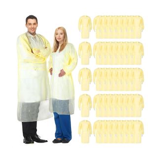 Esthetician <b>Disposable</b> Plastic Non-Woven ESD Universal Cleanroom Class II Sanitary 10kg/Carton 55g Fall Fabric <b>Apron</b> Safety - Product Image 1