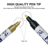 Stylo marqueur permanent à base d'huile de haute qualité pour pneus de voiture, verre, métal