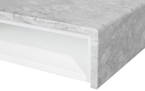 Mesa Auxiliar de Lujo de Estilo Italiano, Mesa Auxiliar de Mármol para Cama, en Oferta - Product Image 5