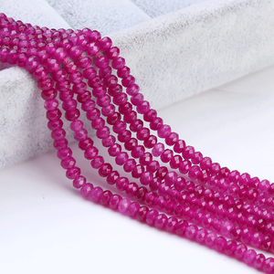 Perles naturelles de haute qualité 2618, opale œil de chat, agate, obsidienne, citrine, améthyste bleue, rose, opale rose, taille brillante polie - Product Image 6