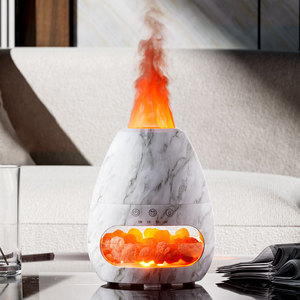 Diffuseur d'aromathérapie volcanique à sel de roche, humidificateur d'huiles essentielles, ultrasons, ions négatifs, ultra-silencieux, capacité 0,5L, pour la maison - Product Image 6