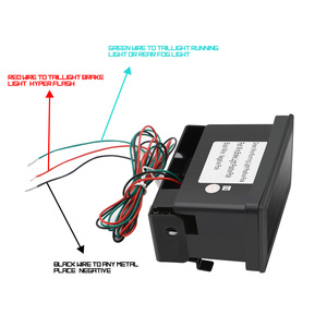 Feux arrière à LED rouges Ailead, style <span class=keywords><strong>F1</strong></span>, feux de freinage à LED hyper flash pour Subaru WRX/STi 2011-2021 - Product Image 4