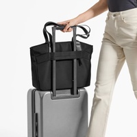 Sac fourre-tout en nylon personnalisé, résistant à l'eau, spacieux, pour ordinateur portable, avec pochette pour bagage, logo personnalisé, multi-usages, pour les voyages quotidiens