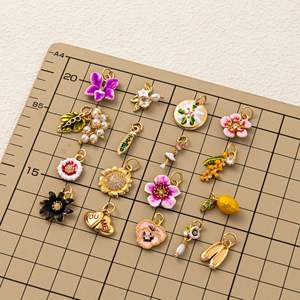 Haarklem Schildpad Kruis Bedels Zomer Sieraden <span class=keywords><strong>Plumeria</strong></span> Citroen Zonnebloem Gradiënt Bedels Accessoires - Product Image 5