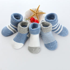 5 pcs/lots 100% coton bébé chaussettes - Product Image 1