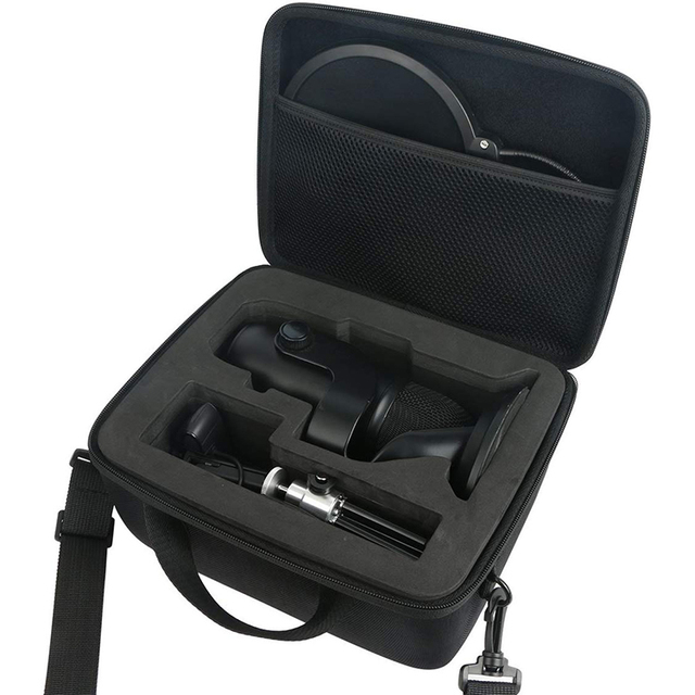 Customizable Factory High End Foam EVA Hard Microphone Carrying Case