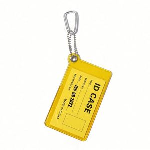Custom Soft PVC <b>ID</b> Name Badge Card <b>Holder</b> with Fashionable Keychain Strap - Product Image 3