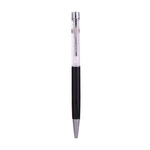 Promotional Bling Metal Cute Crystal Diamond Rhinestone Custom Logo <b>Pen</b> Diamond Retractable Erasable Ballpoint Black Ink 1.0mm - Product Image 1