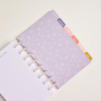 Séparateurs mensuels demi-lettres personnalisés, taille junior, pour carnets à spirales, séparateurs classiques pour carnets à spirales