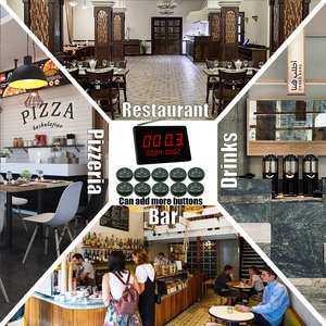 Ycall K-2000C chuyên nghiệp không dây cafe nhà hàng buzzer khách bảng cuộc gọi nút phân trang <span class=keywords><strong>Waiter</strong></span> pager beeper dịch vụ gọi điện thoại - Product Image 2