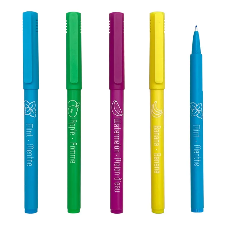 supplies colored fruit fragrance fineliner pen set fine liner nibs skyglory marker 0.4mm POM tip Planner drawing pen for Journal