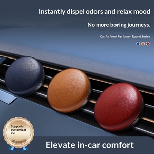 Diffuseur d'air de voiture en métal haut de gamme pour aérateurs - Baume parfumé longue durée - Aromathérapie automobile personnalisée transfrontalière - Product Image 5