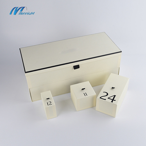 Embalaje Caja de papel de regalo <span class=keywords><strong>Calendario</strong></span> vacío personalizado Caja de Adviento Cajón Caja de embalaje con logotipo - Product Image 4