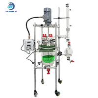 Réacteur chimique automatique à double enveloppe de 15 L (avec cuve d'agitation en titane) conçu pour la recherche en laboratoire à haute productivité