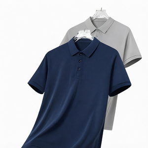 Custom Mens Cotton <b>Collared</b> <b>T</b> <b>Shirt</b> Short Sleeve Printed Casual Sportswear O Neck Custom Logo Summer Golf Athletic Top Dailywear - Product Image 1
