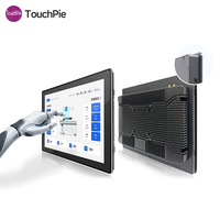 Moniteur tactile industriel 15,6 pouces 21,5 pouces, PC tactile avec Ubuntu 24.04 ou Debian 13, WIFI, RS232, RJ45, RS485, 4G pour HMI