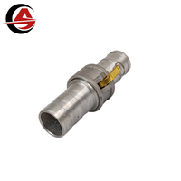 Raccords pneumatiques à filetage rapide en aluminium Camlock 1/2''-12'' NPT/BSP pour équipement de lutte contre l'incendie