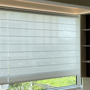 Store romain intelligent à télécommande - Rideau électrique, pare-soleil et isolation thermique pour balcon/fenêtre en <span class=keywords><strong>baie</strong></span> - Product Image 4