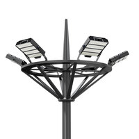 ZGSM aéroport haut mât lumière 1200w led projecteur terrain de football stade lumière