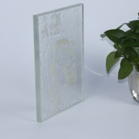 Panel de Vidrio Laminado con Resina Botánica Encapsulada, Vidrio Decorativo Artístico para División de Espacios en Edificios, Diseño de Hoteles