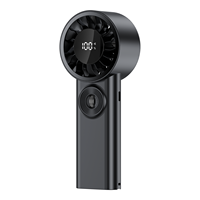 Ventilateur portable turbo 3600 mAh, 100 vitesses, sans balais, haute vitesse, mini ventilateur portable avec affichage numérique LED, rechargeable par USB, 3600 Handh