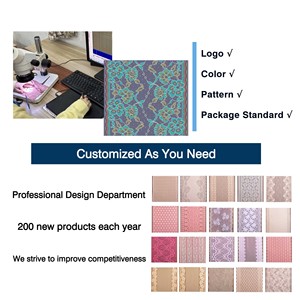 5173 # Nylon dệt vải tuyn lưới đính cườm vải với mô hình bướm cho váy cưới - Product Image 5