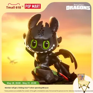 Popmart Mystery Boxes Comment dresser votre <span class=keywords><strong>Dragon</strong></span> Vinyle et PVC Action Figure Animal Ornement Jouet Cadeau - Product Image 5