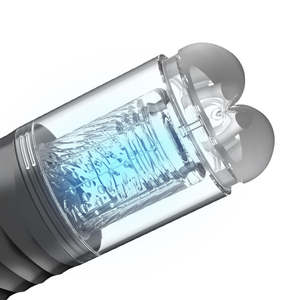 Alat Masturbasi Otomatis Cup Pintar Berputar Multi-Frekuensi Vibrator Stroker Realistis untuk Pria - Product Image 2