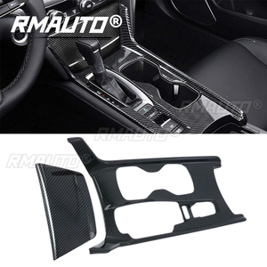 Couvercle de panneau de boîte de vitesses de la console centrale de la voiture en fibre de carbone pour Honda Accord 10e génération 2018-2021 Version essence/Version hybride - Product Image 1