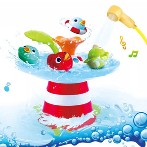 Nuovo prodotto Baby Animal musicale gioco doccia Set vasca da bagno in plastica anatra a caccia di acqua Spray giocattolo - Product Image 5