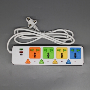 Độc lập chuyển đổi điện dải 4 cửa hàng <span class=keywords><strong>USB</strong></span> Type-C cổng phổ mở rộng ổ cắm - Product Image 3