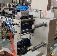 Machine rotative de rebobinage de refendage de découpe FQ320 garantie de 3 ans A900236 pour la production d'emballages d'autocollants d'étiquettes
