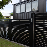 Panneau de clôture décoratif en aluminium thermolaqué pour villa, jardin et aménagement paysager