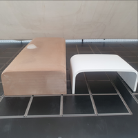 Machine de thermoformage de surface solide en Corian avec four à chaleur Presse à membrane sous vide