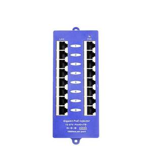 Sécurité 802.3af 8 ports Gigabit PoE injecteur panneau passif réseau PoE injecteur pour MikroTik <span class=keywords><strong>Ubiquiti</strong></span> 24V <span class=keywords><strong>48V</strong></span> - Product Image 4