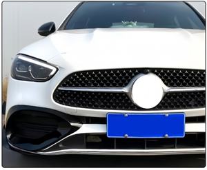 Cubierta de ventilación de aire W206 C200L de fibra de carbono de alto rendimiento <span class=keywords><strong>2022</strong></span> + para Mercedes Benz Clase C W206 C200L Marco de lámpara antiniebla de ventilación de aire delantera - Product Image 3