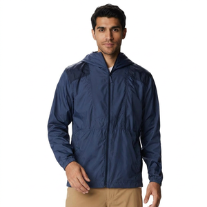 Chaqueta Cortavientos con Capucha para Hombre OEM, la Más Vendida, Nueva Moda, 100% Nailon, Relleno de Plumón para Actividades al Aire Libre en Invierno, Logotipo Personalizado - Product Image 1