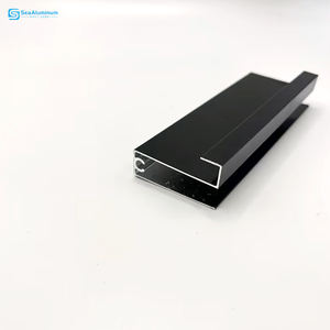 Tối Giản Nhôm Tủ Quần Áo Cửa Trượt Nhân Đôi Tủ Quần Áo Cửa Bên Mở Hoàn Thành Bề Mặt Sợi Thủy Tinh Màn Hình Lưới Trang Trí - Product Image 4