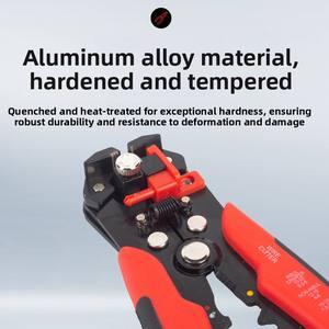 Elektriker DIY Grade 8-in-1 Kohlenstoffs tahl Abisolierzange Crimp werkzeug Multifunktion ale <span class=keywords><strong>Mini</strong></span> zange Maschine Automatischer Griff Kunststoff - Product Image 4