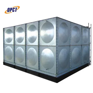 High-quality polished stainless steel water tank