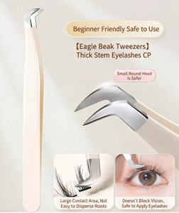 High Precision Eyelash Extension Tweezers Set - Beginner Friendly Lash Tweezers <b>Kit</b> for <b>Makeup</b> <b>Artist</b> & Lash Tech - Product Image 2