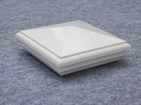 Panneaux de clôture en PVC vinyle blanc pas cher pour jardin/gazon 6 pieds x 8 pieds, écologiques, imperméables, style européen, faciles à assembler, garantie 5 ans