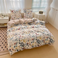 Ensemble de housses de couette en microfibre super douce Literie de maison Ensemble de literie couette King Size
