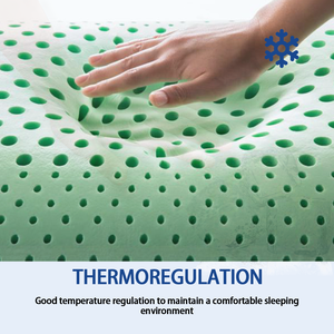 Nouveau modèle Oreiller en mousse à mémoire de forme personnalisé en usine Oreiller à l'<span class=keywords><strong>aloe</strong></span> <span class=keywords><strong>vera</strong></span> Oreiller vert Ter OEM ODM - Product Image 2