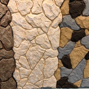 Panel de Pared 3D JUSTONE de Superficie Sólida de Poliuretano, Panel de Pared de Imitación de Piedra, Ligero, Artificial, para Hotel, Granito Moderno - Product Image 5