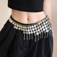 Chaîne de taille en alliage pour femmes de Style froid à la mode ceinture de gland Portrait Sexy avec accessoires de personnalité de niche de luxe léger